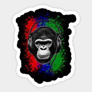 Chimp Sticker